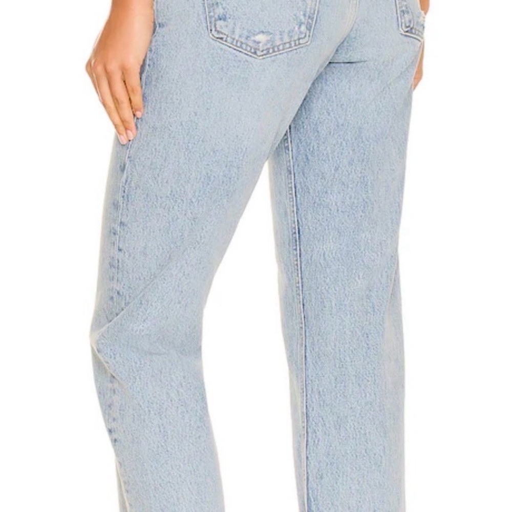 AGOLDE Riley High-Rise Fringe Hem Jeans | 25 - Picture 3 of 9
